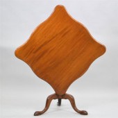 GEORGE III STYLE MAHOGANY TILT