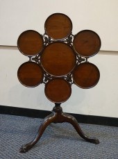 GEORGE III STYLE MAHOGANY TILT