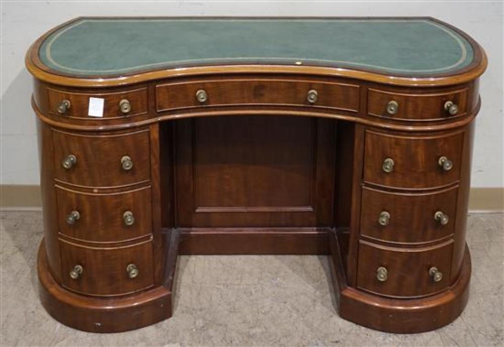 GEORGE III STYLE MAHOGANY TOOLED