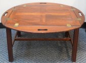 GEORGE III STYLE MAHOGANY TRAY