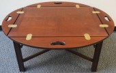 GEORGE III STYLE MAHOGANY TRAY