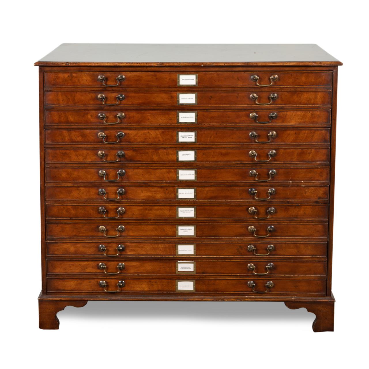GEORGE III STYLE MAHOGANY TWELVE