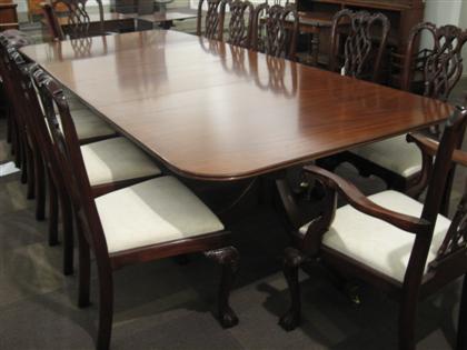 George III style mahogany two