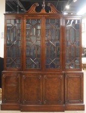 GEORGE III STYLE MAHOGANY TWO-
