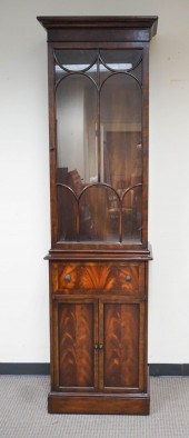 GEORGE III STYLE MAHOGANY TWO-
