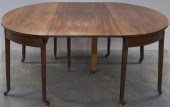 GEORGE III STYLE MAHOGANY TWO-