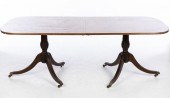 GEORGE III STYLE MAHOGANY TWO-