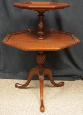 GEORGE III STYLE MAHOGANY TWO-