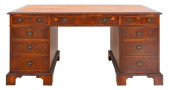 GEORGE III STYLE MAHOGANY VENE