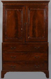GEORGE III STYLE MAHOGANY WARD
