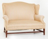 George III style mahogany wing