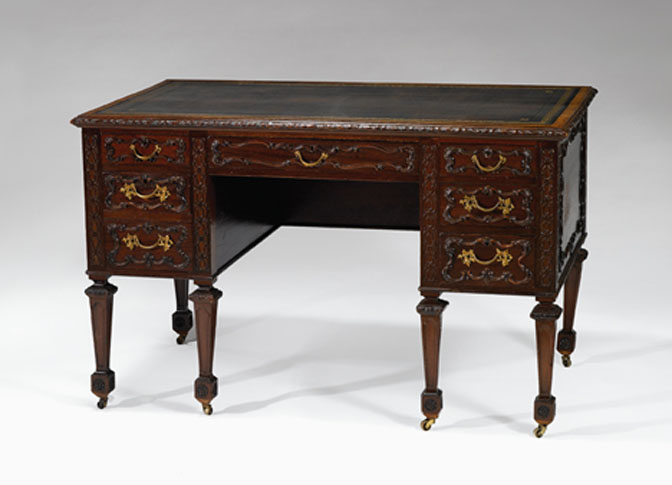 George III style mahogany writing