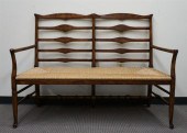 GEORGE III STYLE MAPLE TWO-CHA