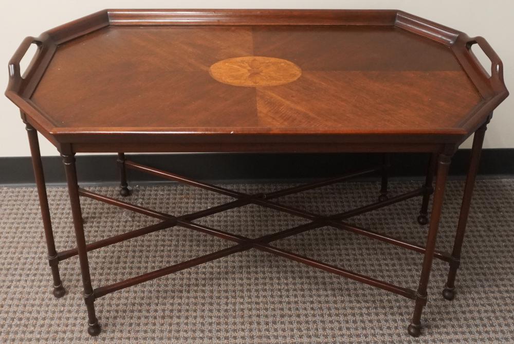 GEORGE III STYLE MARQUETRY MAHOGANY