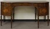 GEORGE III STYLE MARQUETRY MAH