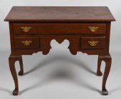 GEORGE III STYLE OAK AND MAHOG