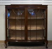 GEORGE III STYLE OAK DOUBLE GL