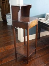 GEORGE III STYLE OAK SIDE TABL
