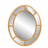 GEORGE III STYLE OVAL GILTWOOD