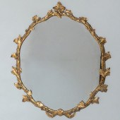 GEORGE III STYLE OVAL GILTWOOD