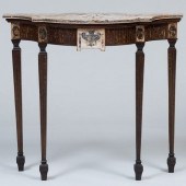 GEORGE III STYLE PAINTED AND I