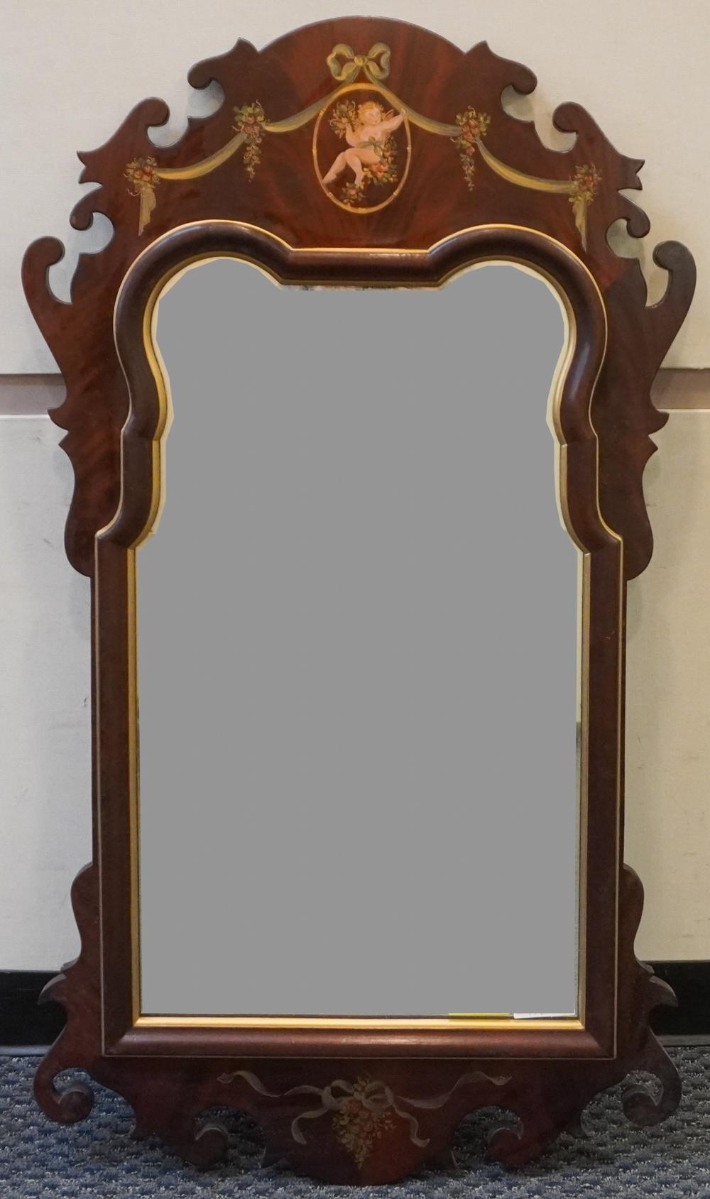 GEORGE III STYLE PAINTED MAHOGANY