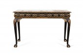 GEORGE III STYLE PARCEL GILT C