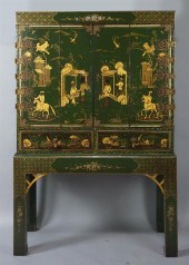GEORGE III STYLE PARCEL-GILT C