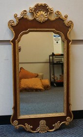GEORGE III STYLE PARTIAL GILT