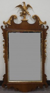 GEORGE III STYLE PARTIAL GILT