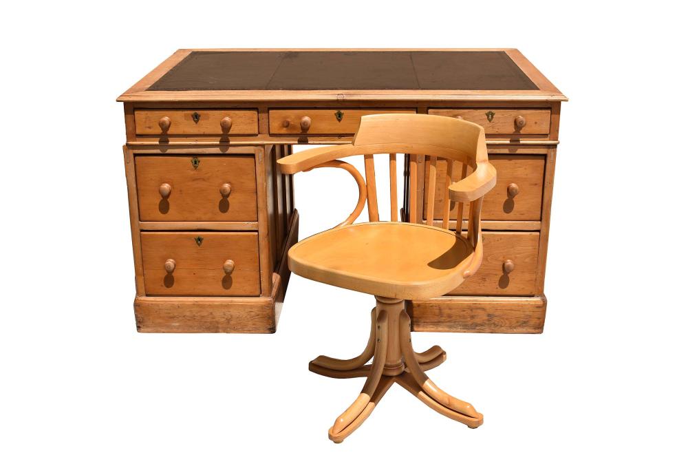 GEORGE III STYLE PINE PEDESTAL
