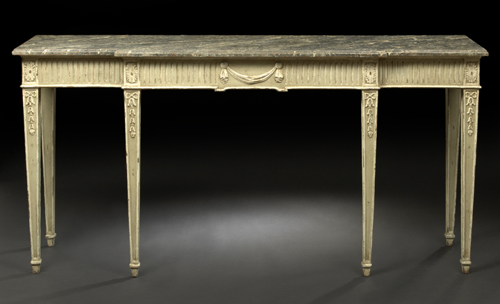 George III-Style Polychromed and