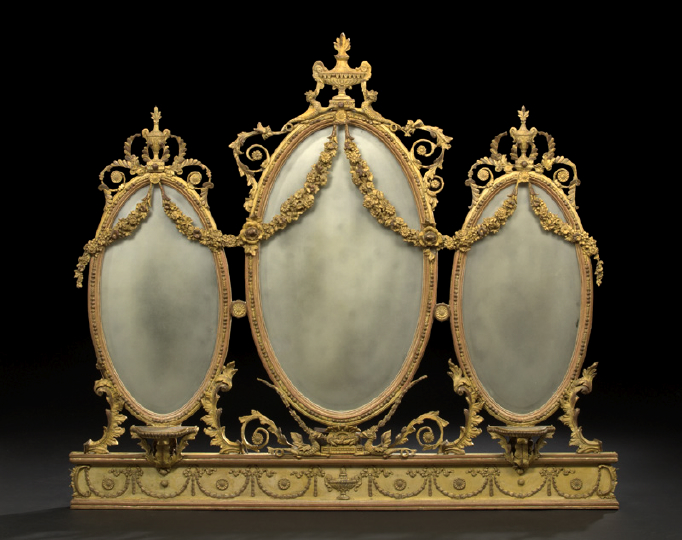 George III-Style Polychromed and