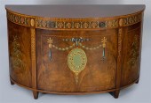GEORGE III STYLE POLYCHROMED D