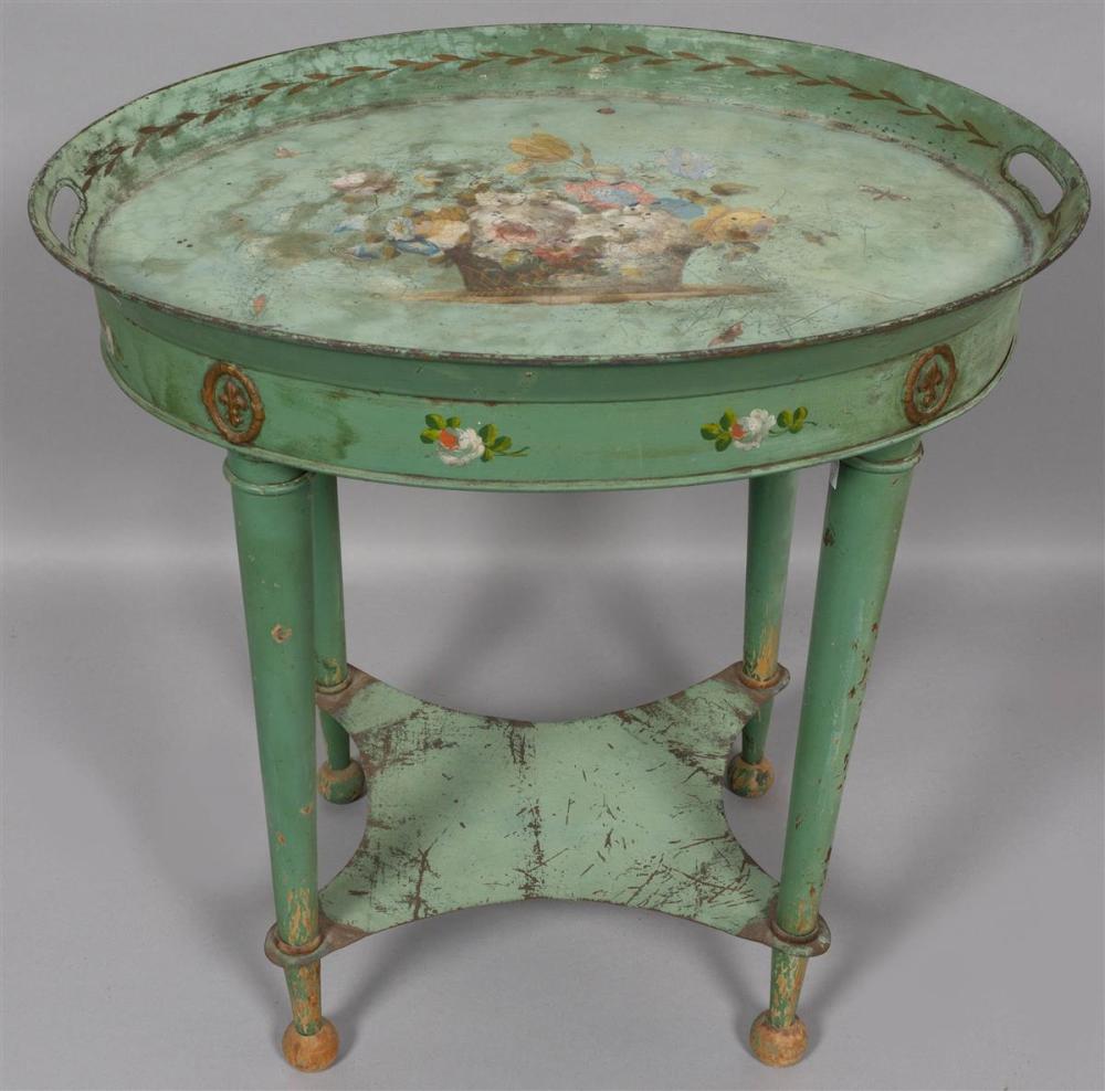 GEORGE III STYLE PONTYPOOL BLUE