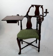 GEORGE III-STYLE READING CHAIR