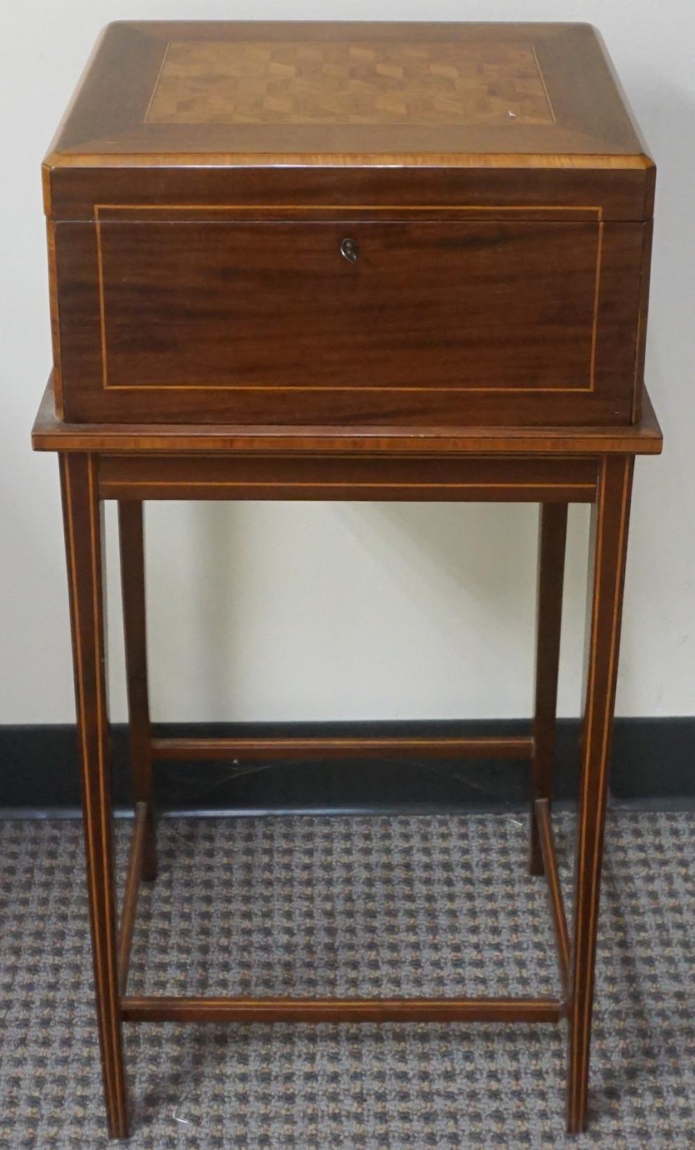 GEORGE III STYLE SATINWOOD AND