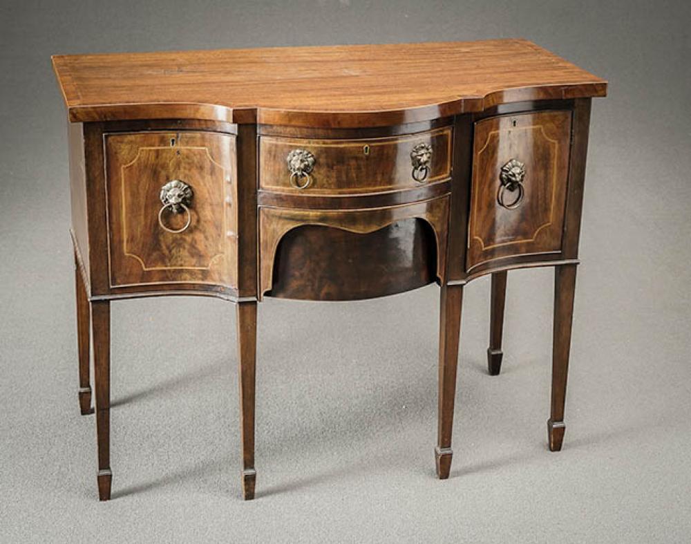 GEORGE III STYLE SATINWOOD INLAID