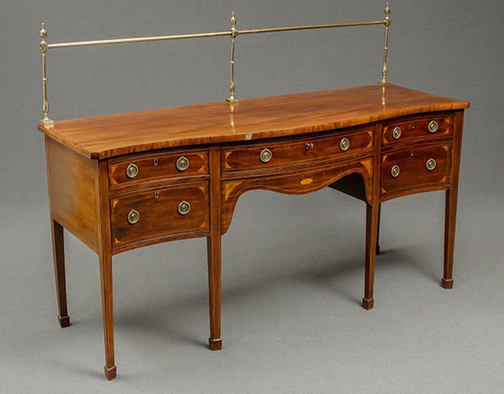 GEORGE III STYLE SATINWOOD INLAID