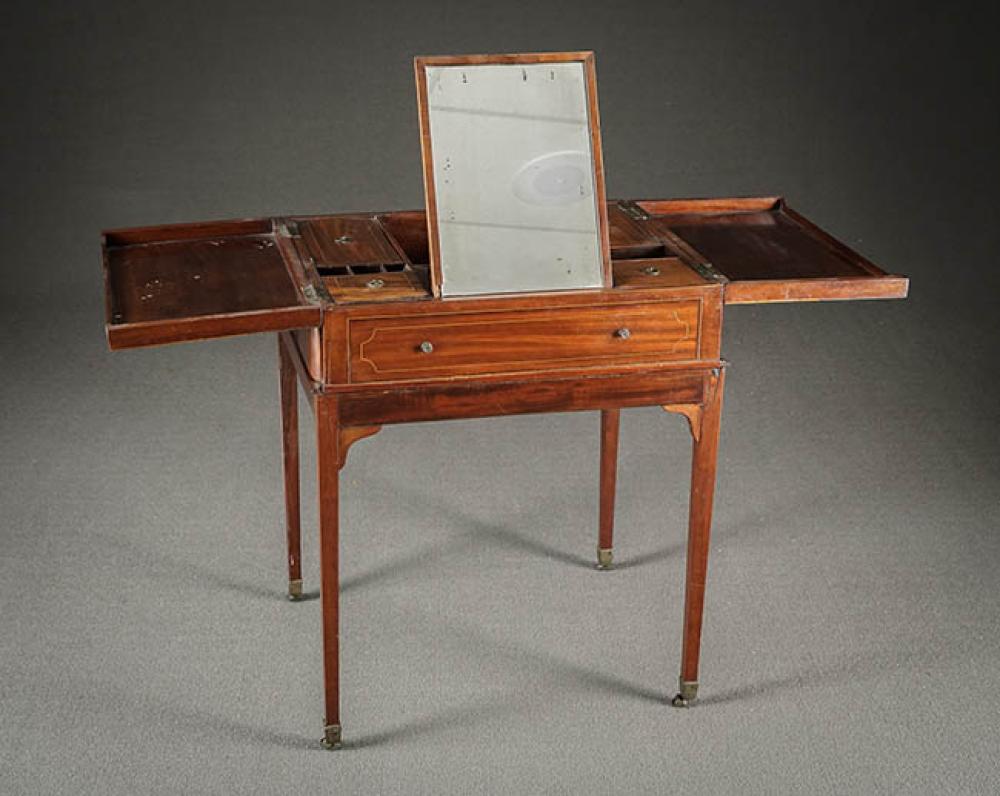 GEORGE III STYLE SATINWOOD INLAID