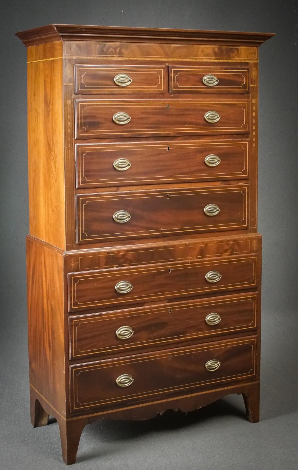 GEORGE III STYLE SATINWOOD INLAID