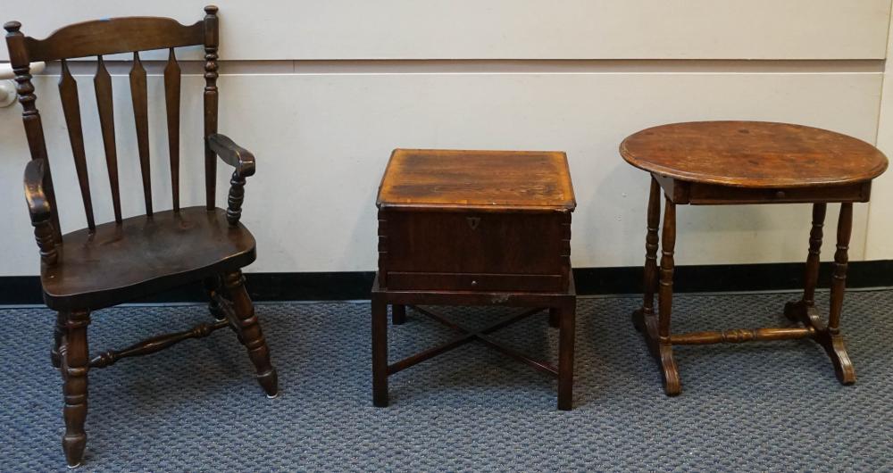 GEORGE III STYLE STAINED OAK