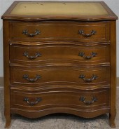 GEORGE III STYLE TOOLED LEATHE