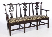 GEORGE III STYLE TRIPLE CHAIRB
