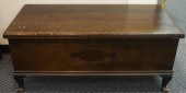 GEORGE III STYLE WALNUT AND CE