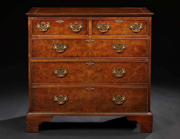 George III-Style Walnut Chest,  the
