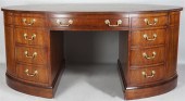 GEORGE III STYLE WALNUT OVAL P