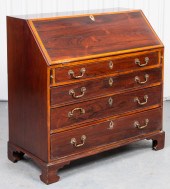 GEORGE III STYLE WALNUT SLANT