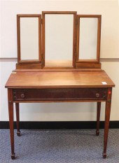 GEORGE III STYLE WALNUT VANITY