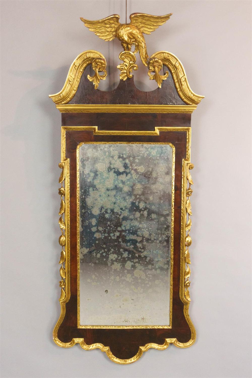 GEORGE III STYLE WALNUT VENEERED